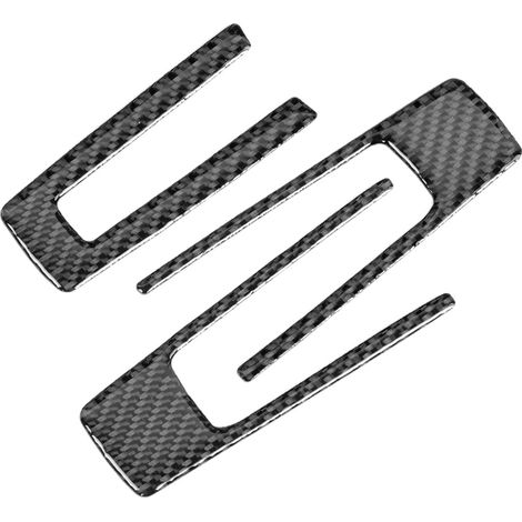 3Pcs Volant Intérieur Décoratif Carbone Couvre Volant Compatible Ford Mustang 2009-2013 (1/5)