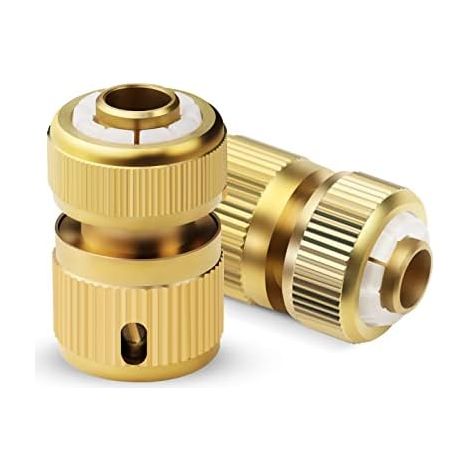 CSPARKV 28x44mmm Brass Garden Hose Quick Connector (2pcs)