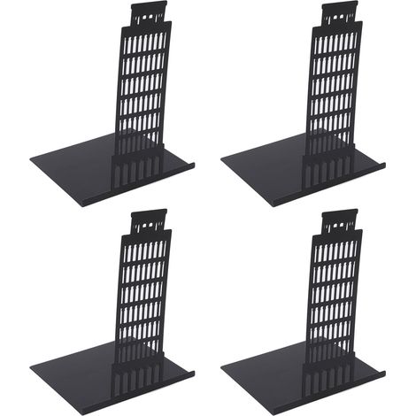 Lot de 4 serre-livres au design créatif / Serre-livres de bureau style architecture / Support de rangement pour livres inspiré de la Tour de Pise (1/5)