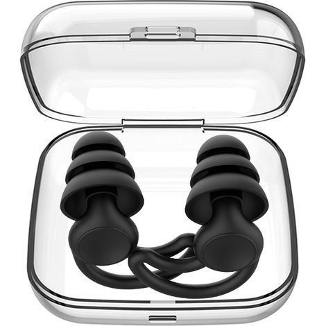 Bouchons d'oreilles en silicone souples et insonorisants (1/5)
