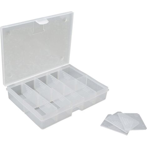 VISO Sortimentsbox (L x B x H) 130 x 100 x 30 mm Anzahl Fächer: 10 Inhalt 1 St. (1/3)