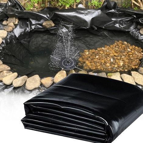 Pond Liner, 0.12mm HDPE Membrane, Flexible and UV Resistant, for Garden and Fish Pond (1/5)