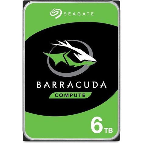 Seagate Barracuda 6TB disco rigido interno 5400 Giri/min 256 MB 3.5" Serial ATA III (1/4)