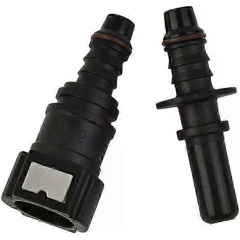 Raccord rapide droit pour tuyau de carburant automobile 989 mm ID8, kit de raccords à dégagement rapide (1/5)