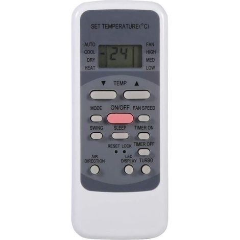 KZQ Klimaanlagen-Fernbedienung, Ersatzfernbedienung für Mitsubishi KD06ES, LCD-Display, keine Programmierung oder Einrichtung erforderlich, kompatibel mit Mitsubishi-Klimaanlagen (1/4)
