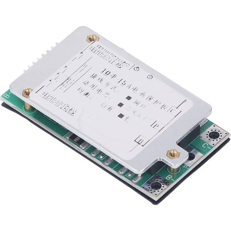 Carte de protection pour batterie au lithium 18650 10S36V15A (sans carte de protection d'équilibrage, 10 cellules, 15 A) (1/5)