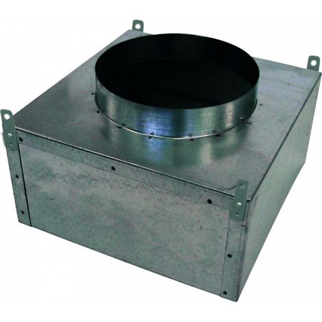 Plénum isolé à sortie arrière pour diffuseur série DPC, raccord D 250 mm S&P (UNELVENT) 852714
