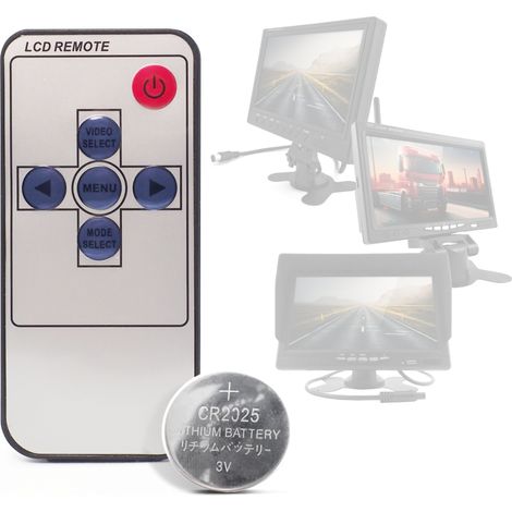 Telecomando LCD per il funzionamento del monitor della telecamera posteriore (1/4)