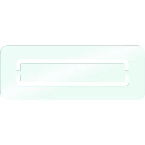 Fränkische Rejilla de diseño starline SHAPE 350x130 mm BUSINESS Cristal White Pure, 78300660