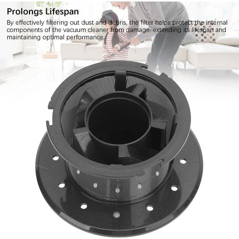 Ortviai Filtre d'aspirateur portable pour Ultenic P12 et P13, ensemble de filtre ABS avec composant multicône (1/4)