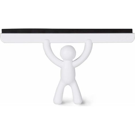 Raclette de douche, coloris blanc, dimension 25 5x14 5 cm, Versailles (1/5)