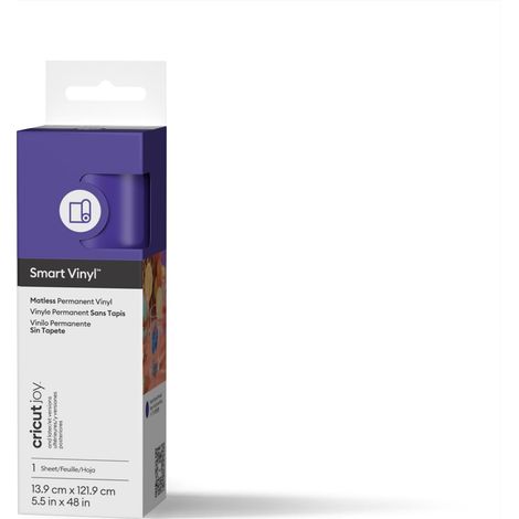 Vinyle Adhésif Permanent Violet 14 cm x 1,2 m Rouleau de Vinyle Adhésif Joy Smart Vinyl Idéal pour Tasses, Verre, Fenêtres, Céramique et Plastique (1/5)