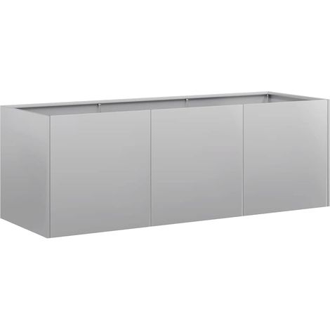 Maison Exclusive - Fioriera 120x40x40 cm in Acciaio Zincato