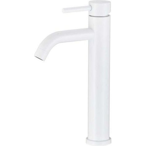 Robinet mitigeur lavabo réhaussé SLIGO blanc (1/5)