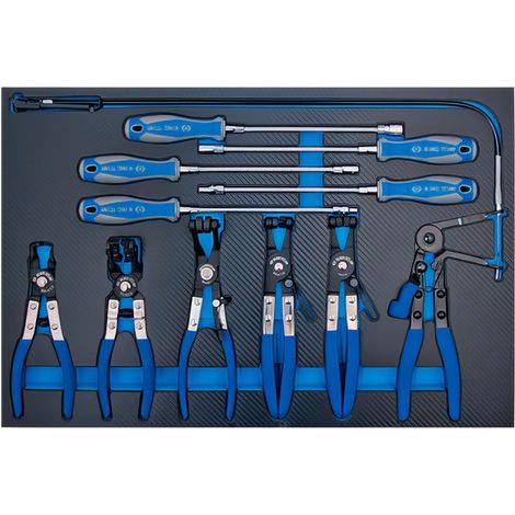 KING TONY - Module mousse + PP 11pcs Pinces et tournevis pour colliers (1/5)