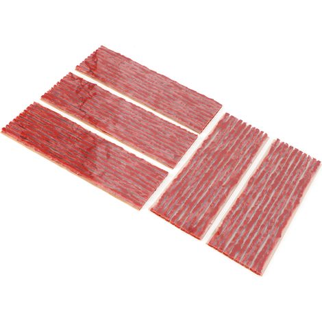 50 mèches de réparation pour pneus tubeless, 200 x 3 mm, marron, pour réparation de crevaisons de voitures et motos (1/5)