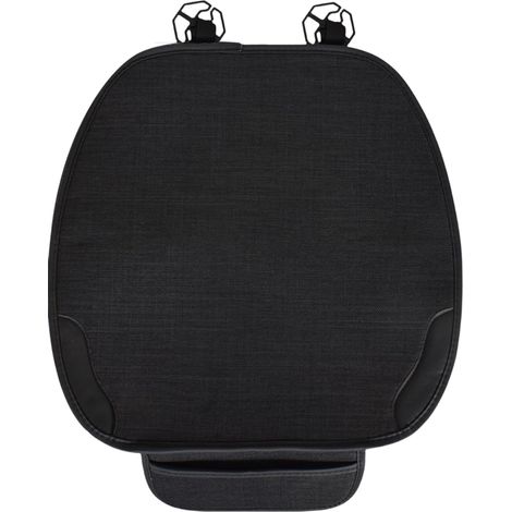 Couvre Siege Auto, Protection Siege Voiture Avant, Respirant et Confortable, Transpiration, Coussin de Siège Auto Universel, Tapis de Siège pour la Plupart des Véhicules 50x50CM (Noir)