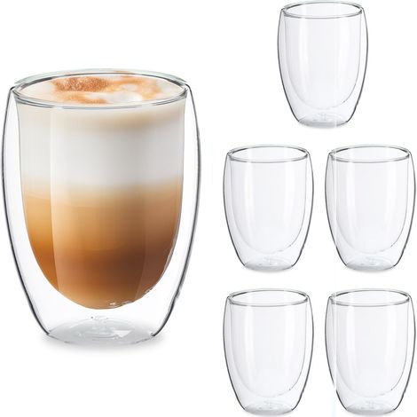 Vasos de doble pared para Latte Macchiato, 350 ml (1/5)