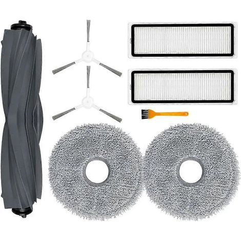 Pour aspirateur robot Dreame L10 Prime / L10S Pro : brosse latérale rotative, filtre HEPA, chiffons de nettoyage, etc. (1/4)
