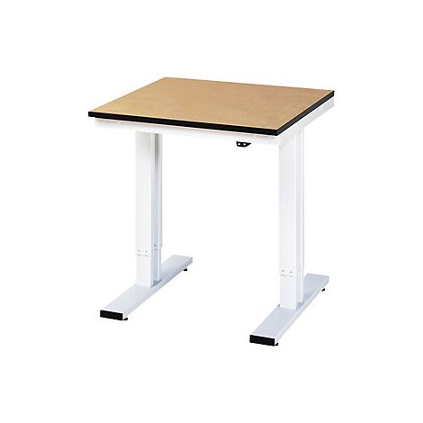 RAU Werktisch adlatus 300 elektrisch höhenverstellbar Arbeitsplatte MDF 750 mm x 800 mm (1/2)