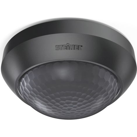 Steinel détecteur de mouvement IS 360-3 noir, 2000 W, détecteur de mouvement infrarouge PIR 360°, portée 12 m