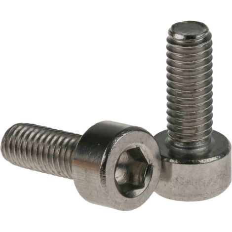 Vis à six pans creux, M3 x 8mm, en Acier Inoxydable ( Prix pour Boîte de 50 )