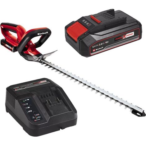 Einhell 18v PXC Cordless Hedge Trimmer Cutter 46cm +1 x 2.5Ah Battery + Charger (1/5)