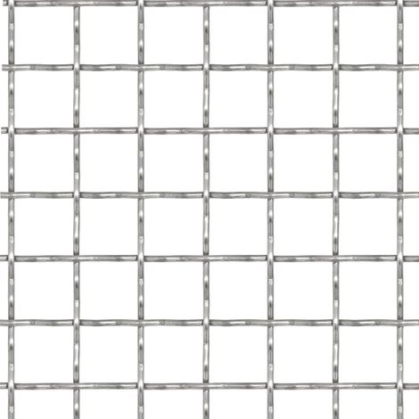 Maison Exclusive - Wellengitter Edelstahl 100x85 cm 31x31x3 mm