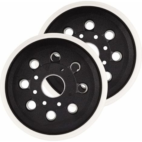 Stück selbstklebendes Schleifpad-Zubehör, 125 mm 8 Löcher Schleifpolierscheibe, Schleifpad-Schleifwerkzeug-Zubehör, kompatibel mit Bosch GEX 125-1, Skil, Makita, (1/5)