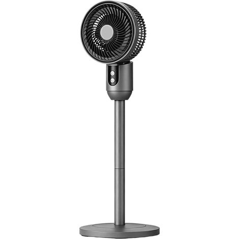 Ventilateur sur pied-hauteur réglable à 3 vitesses, ventilateur de chambre Ce ventilateur sur pied dispose de 3 réglages de vitesse réglables et d'une oscillation à 90 degrés pour garantir une circul (1/5)