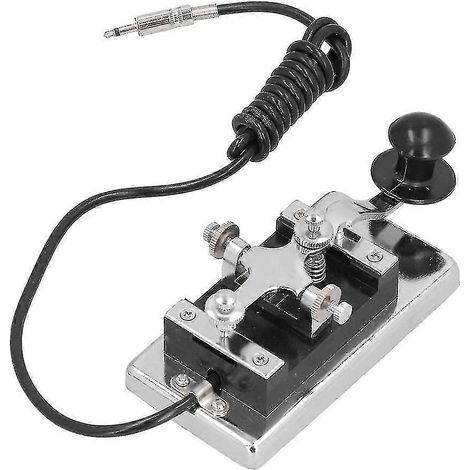 -k4 Radio ondes courtes Morse Code Morse Cw Télégramme K4 Ondes courtes Clé robuste Cw Pass-through (1/5)