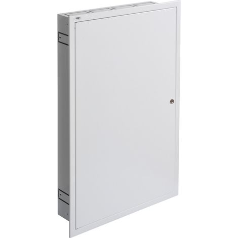 Tabella di distribuzione incorporata - Acciaio bianco - 5x24 moduli - IP30 (1/5)
