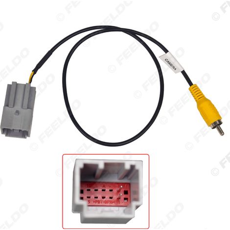 Compatible with conversion cables for Chevrolet, Ford and Lincoln reversing cameras, as well as with adapter cables for car reversing cameras. (1/5)