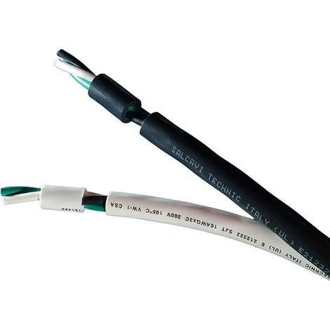 Câble PVC SJT 3x18 AWG gaine extérieure noire