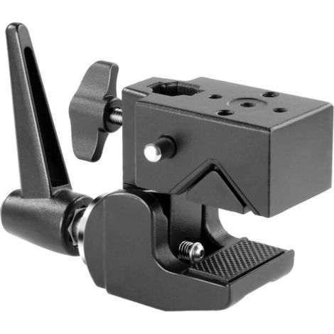 Super Clamp avec Goujon de 5/8",Verrouillage à Ressort,Poignée Mâchoire 2,4",Clamp Serrage en Crabe Robuste pour Tuyau Rond à Surface Plane (1/5)