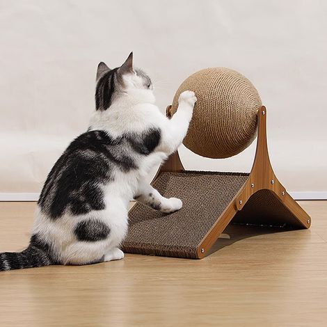 Cat Scratching Boards with Sisal Ball Pet Toy