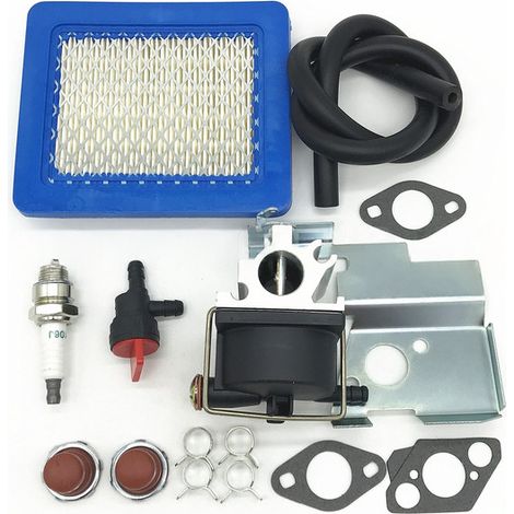 640020 Carburateur Carb Kit de Filtre à Air Bougie d'allumage Compatible avec Tecumseh 640020A 640020B VLV126 VLV60 VLV50 VLV55 VLV65 VLV66 VLV126A 6.5HP 6.75HP Moteur Tondeuse à Gazon (1/4)