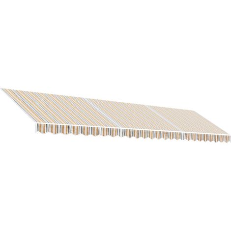 Maison Exclusive - Tessuto di Ricambio per Tenda Strisce Multicolore 6x3 m