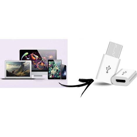Adattatore convertitore micro USB type-c smarphone computer ricarica LD-9222