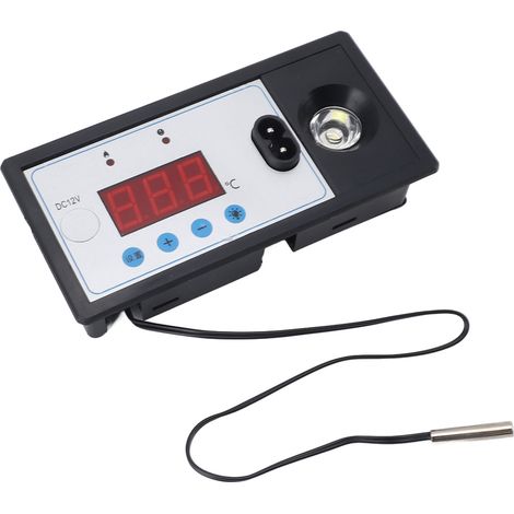 Thermostat pour couveuse automatique avec lampe à œufs, régulateur de température ABS 12,2x6,5 cm, lot 3 pièces (1/5)