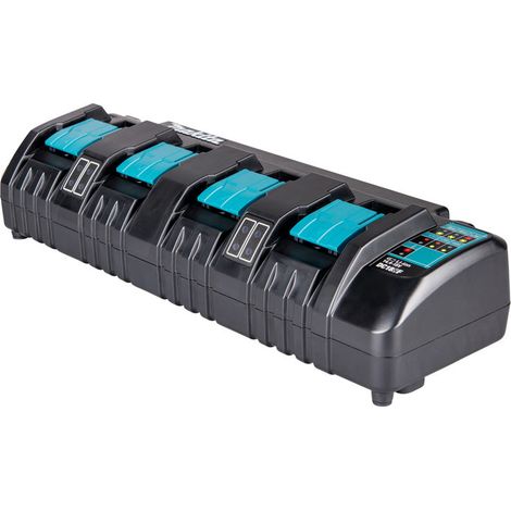 CARGADOR DE BATERÍA DC18SF MAKITA 4 PLAZAS 196426-3 (1/5)