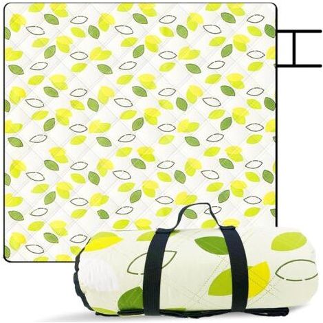 Couverture Pique Nique 200x200,Nappe Pique Nique,Tapis Pique Nique Pliable,pour Jardin,Nappe, BBQ, randonnée, Voyage Couverture de Camping (1/5)