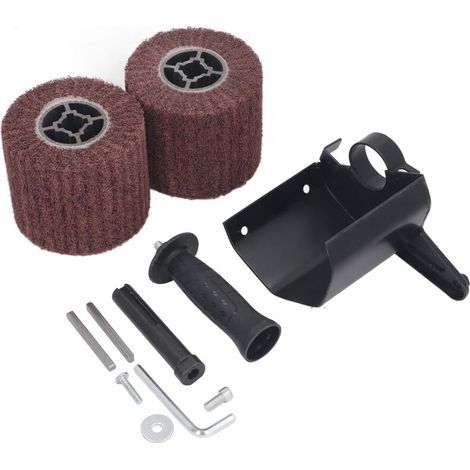 Adaptateur meuleuse d’angle M10 vers polisseuse – Lot complet (rondelles, clés, poignées) pour disques de brunissage (1/5)