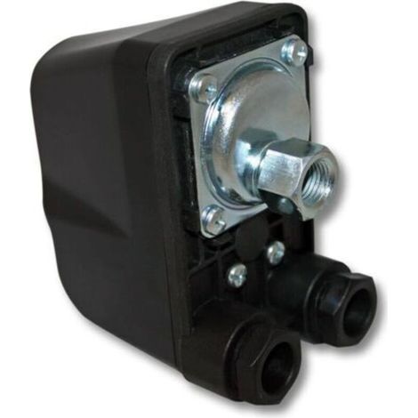 Trimec – Pressostat réglable 1-phase 230V – Plage de pression 1,4 à 4,1 bars – IP56 pour installations domestiques – 10A pour pompes et compresseurs