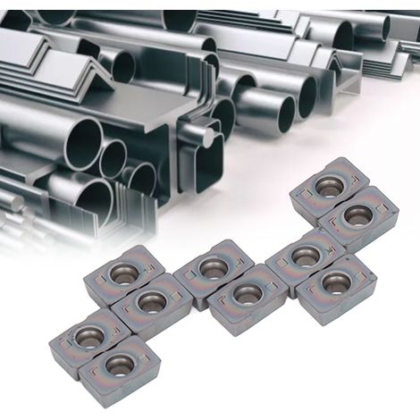 MPHW060308ZEL Plaquettes de fraise en carbure d'acier trempé avec clips pour machines-outils (1/5)