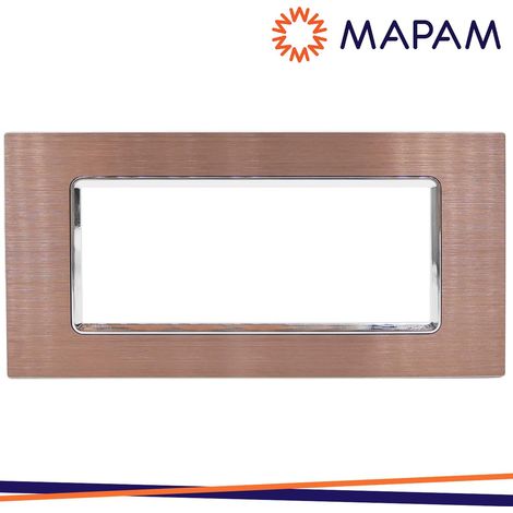 PLACCA ALLUMINIO M6007LL-6 GEM 7P BRONZO