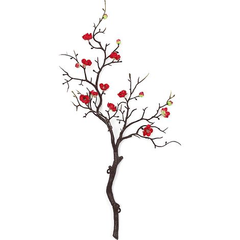 Vase rouge - style affirmé - décoration raffinée pour mariage - apporte une touche de modernité - finition soignée et robuste (1/5)