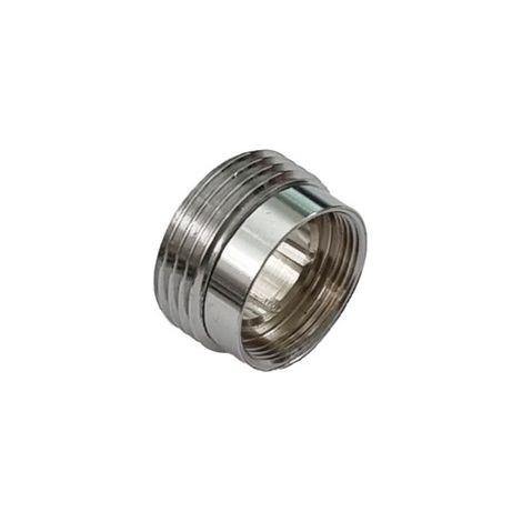 RACCORDO IN OTTONE CROMO 22F - 3/4M 22x1F x 3/4M