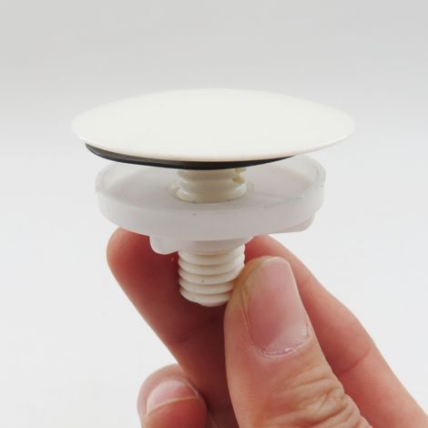 Cache-bonde blanc pour robinet d'évier, cache-bonde décoratif pour évier, cache-bonde pour distributeur de savon, cache-bonde décoratif pour lavabo.