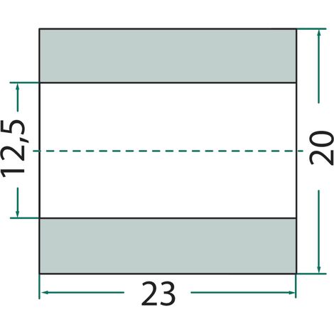 Manchon 18063-PER-61 12,5 x 20 x 23 mm 13701